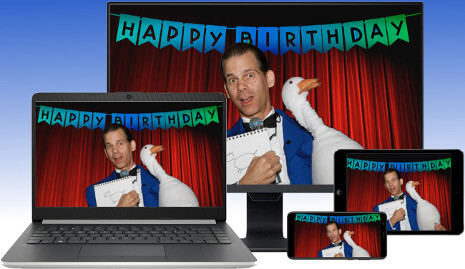 The Virtual Birthday Party Magic Show.